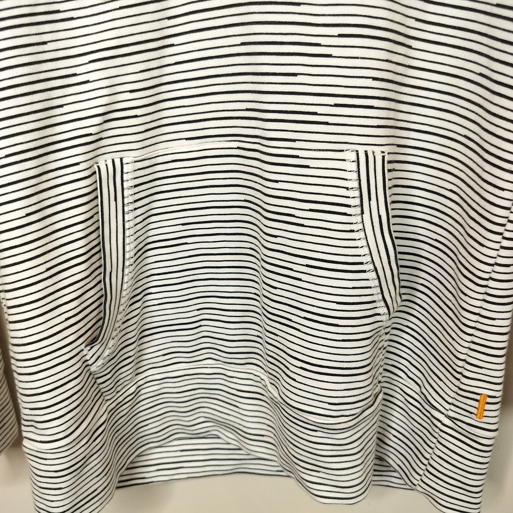 Lucy Active Striped Hoodie Small Cotton Blend Pouch Pocket - Picture 6 of 8